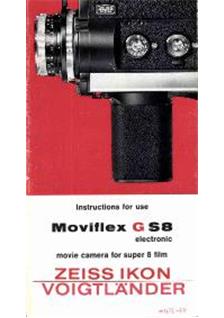 Zeiss Ikon Moviflex Super-8 manual. Camera Instructions.